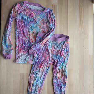 Little Sleepies Pajamas 2 Piece Long Sleeve Set - 4T Stardust